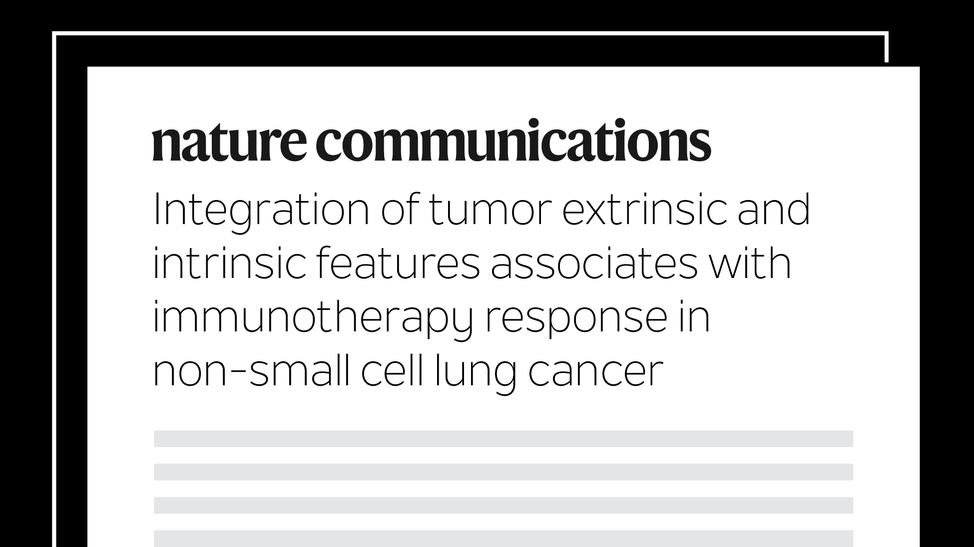 New research seeks to explain difference in ICB therapy response