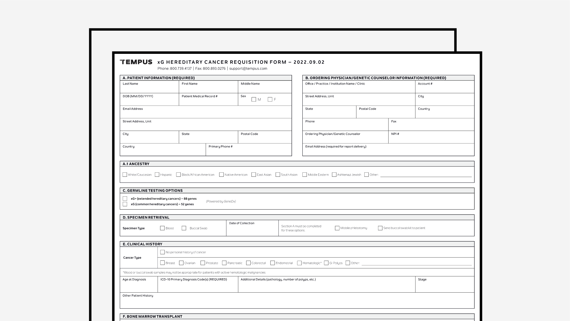 Requisition Form (xG Standalone)