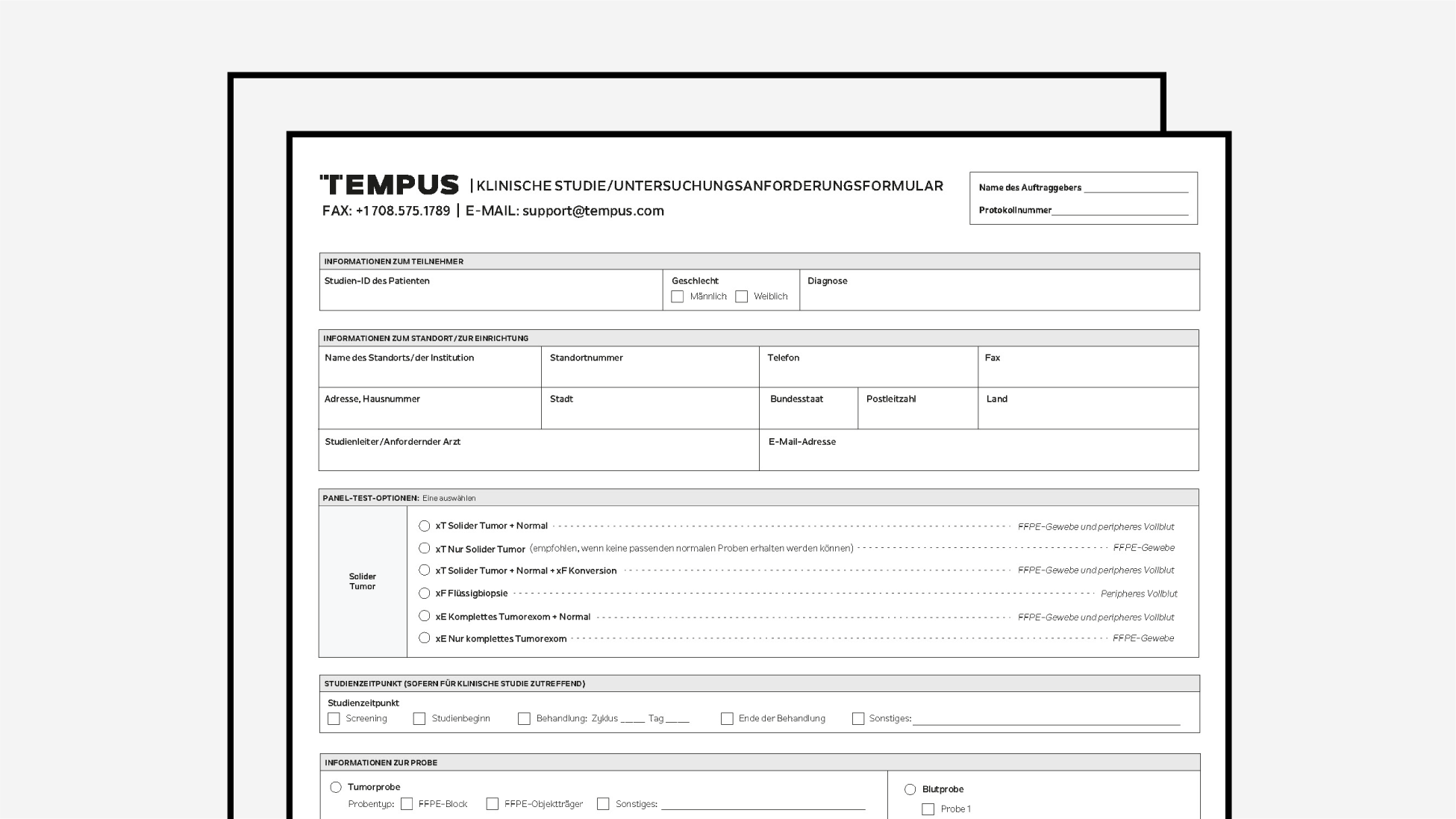 Requisition Form (EU-German)