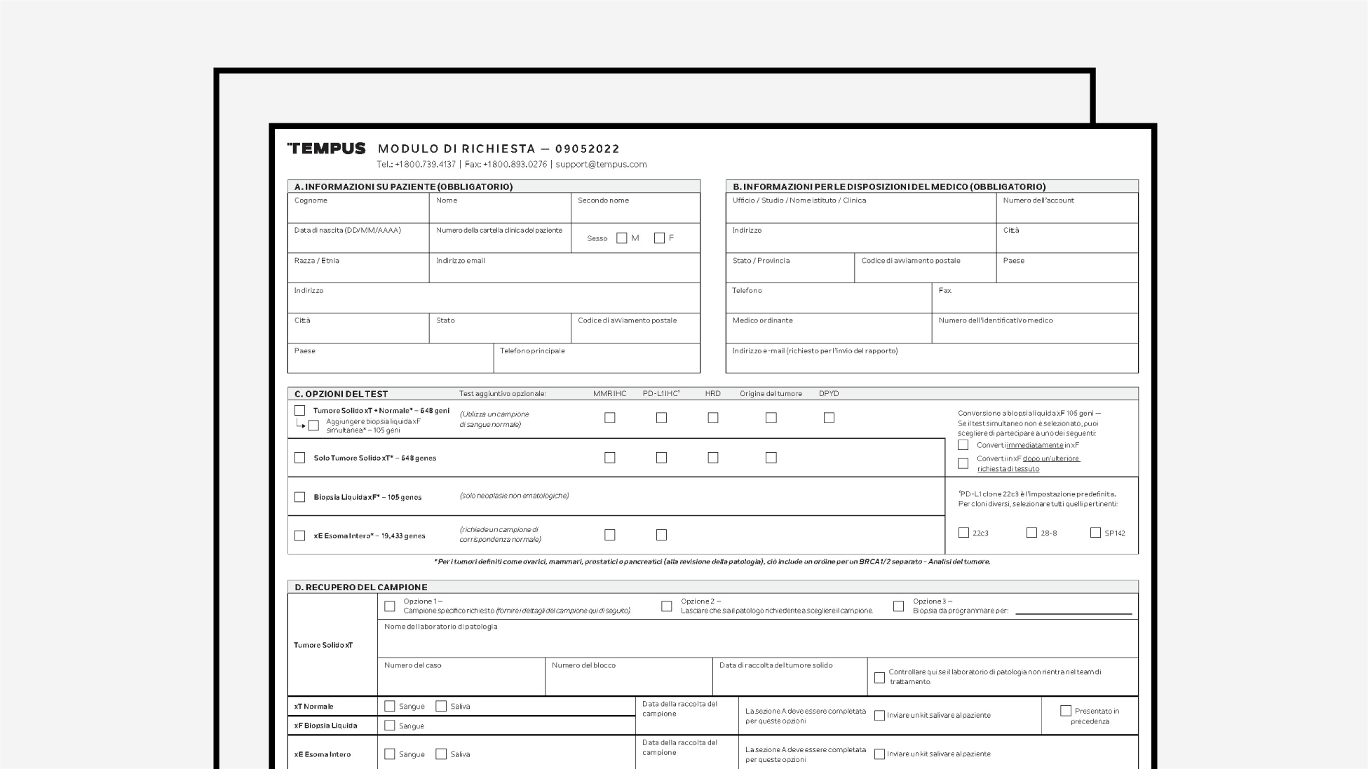 Requisition Form (EU-Italian)