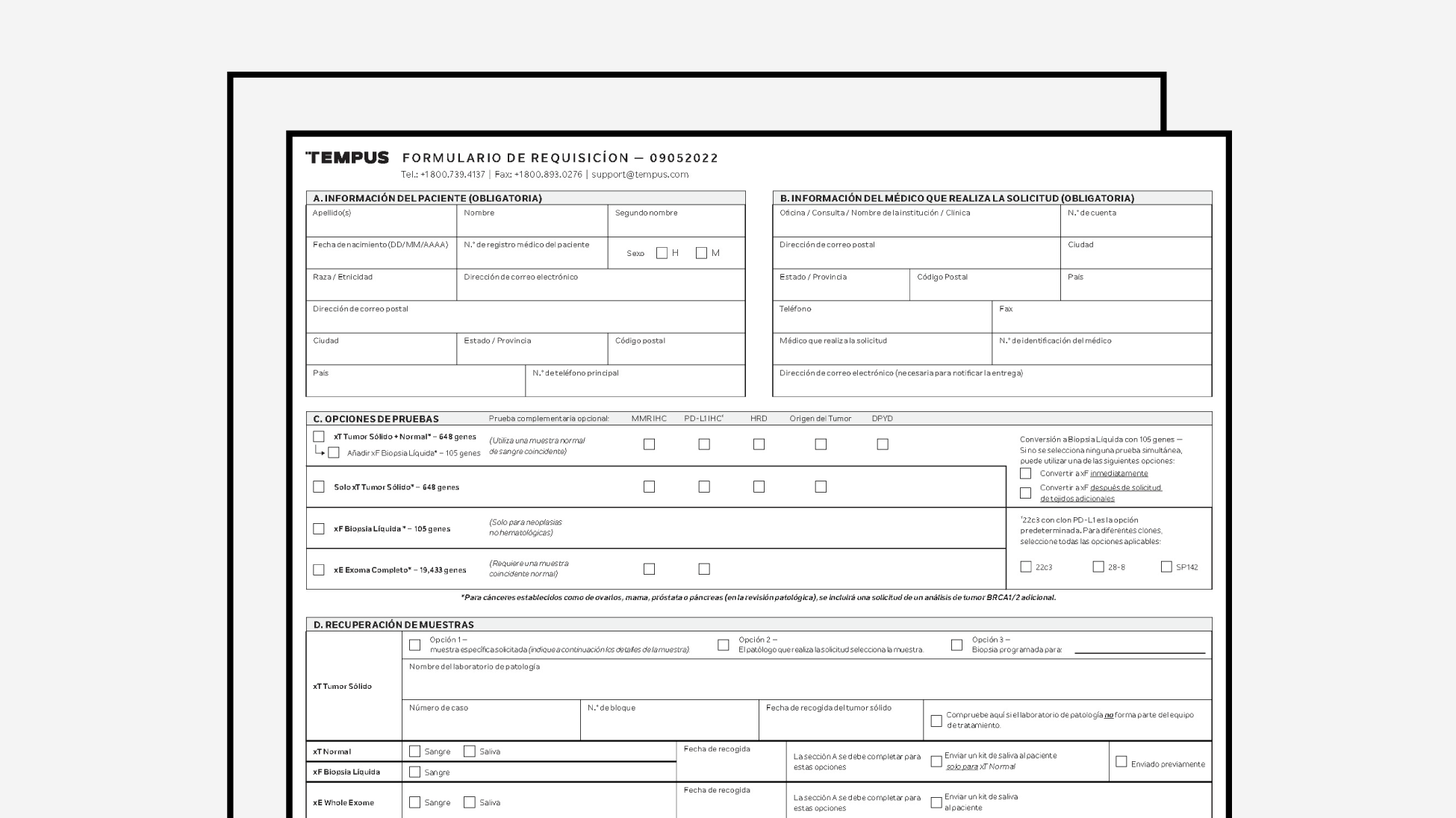 Requisition Form (EU-Spanish)