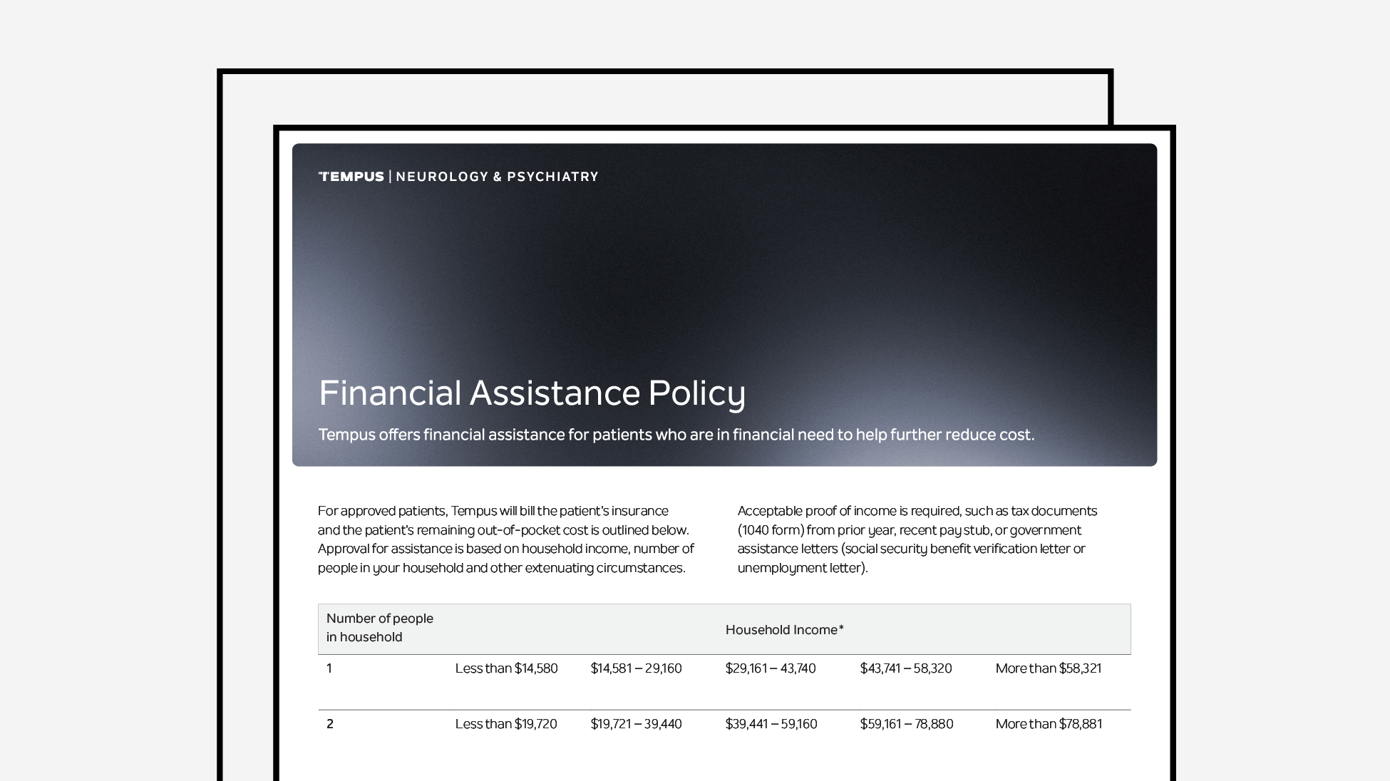 nP Financial Assistance Policy