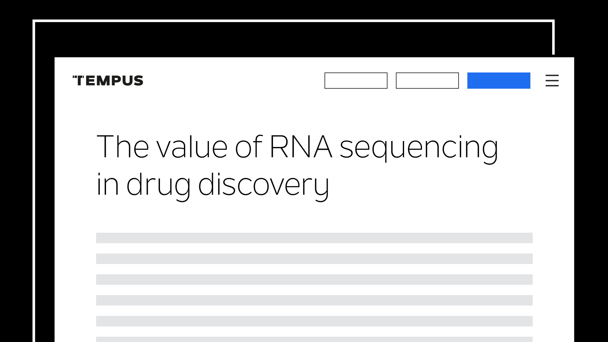 The value of RNA sequencing in drug discovery