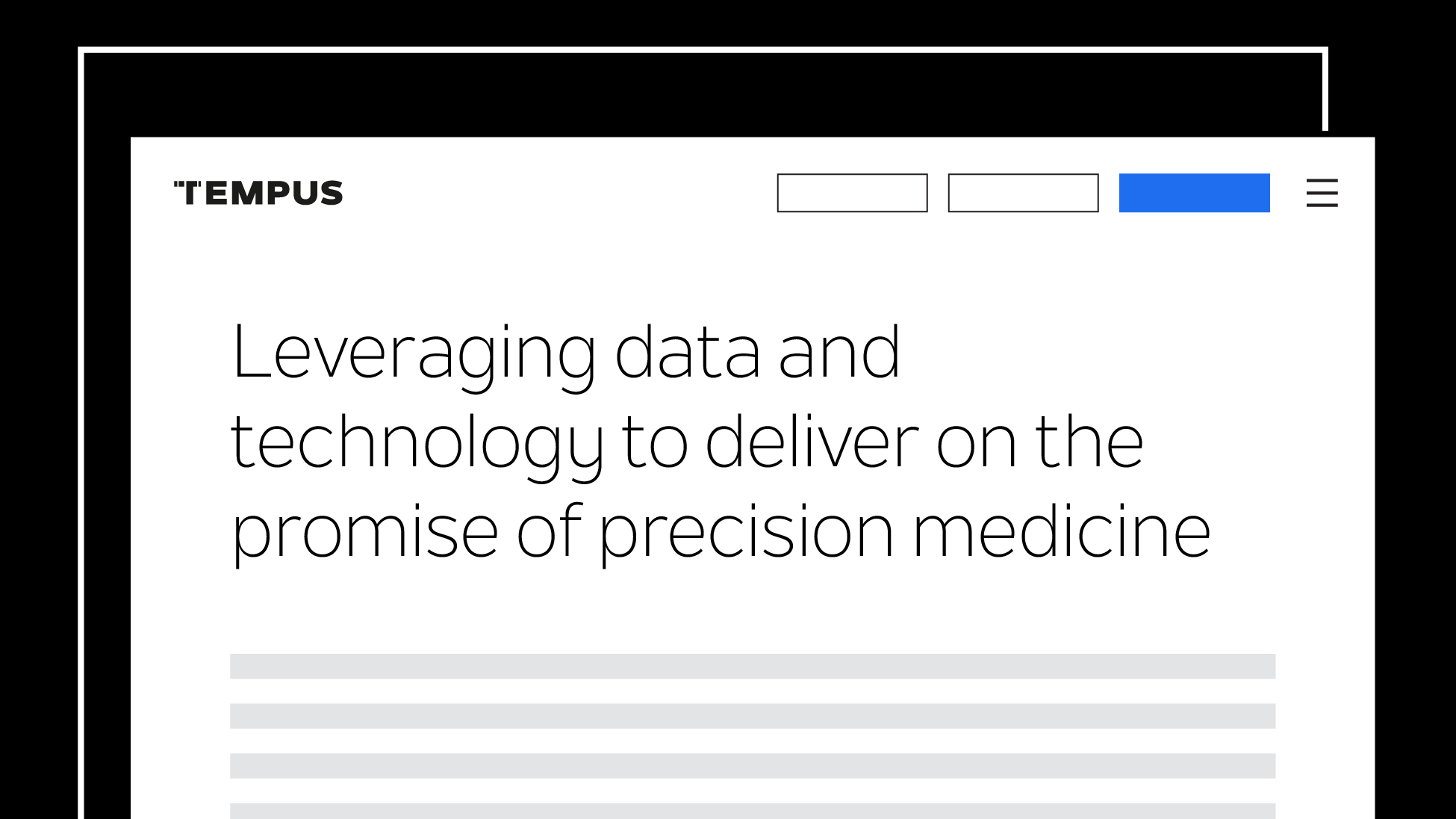 Using data and AI/ML to achieve precision medicine