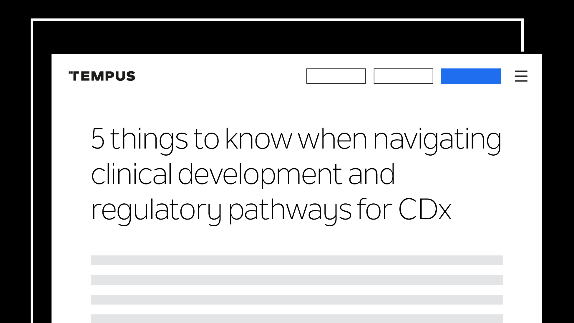 5 things to know when navigating clinical development and regulatory pathways for CDx