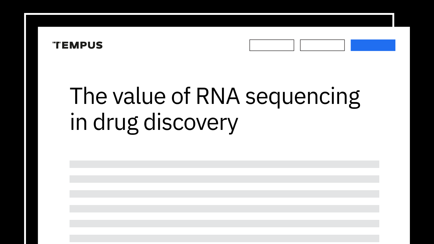 The value of RNA sequencing in drug discovery