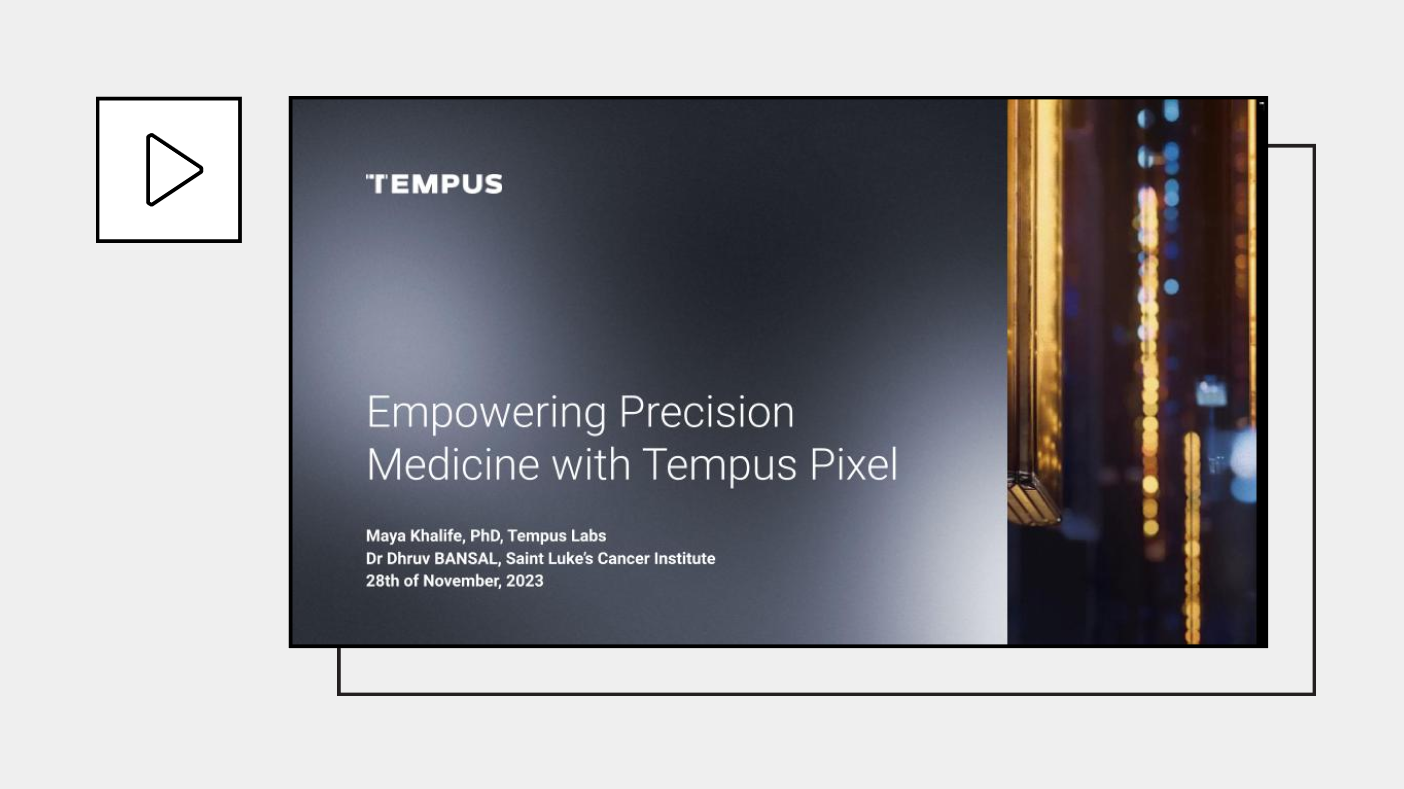 Tempus Innovation Theater Presentation* from the 2023 RSNA Annual Meeting