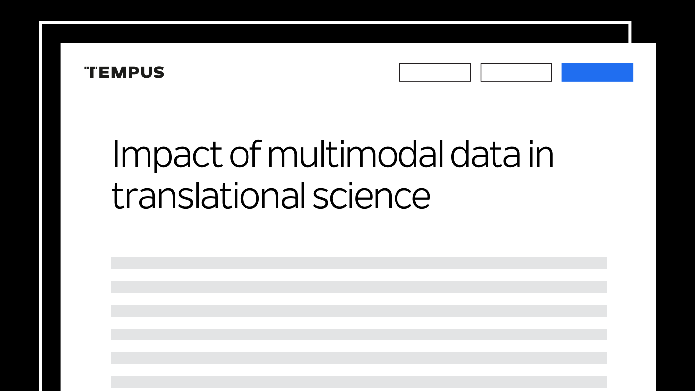 Q&A: Impact of multimodal data in translational science