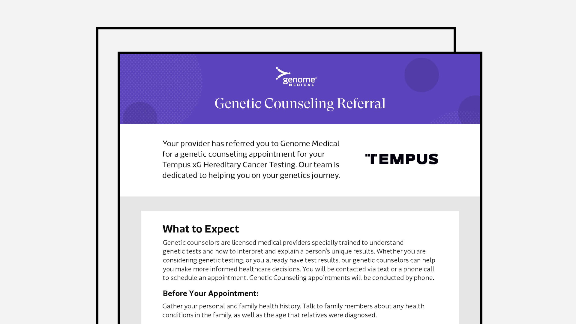 Ambry xG Genetic Counseling Patient Guide