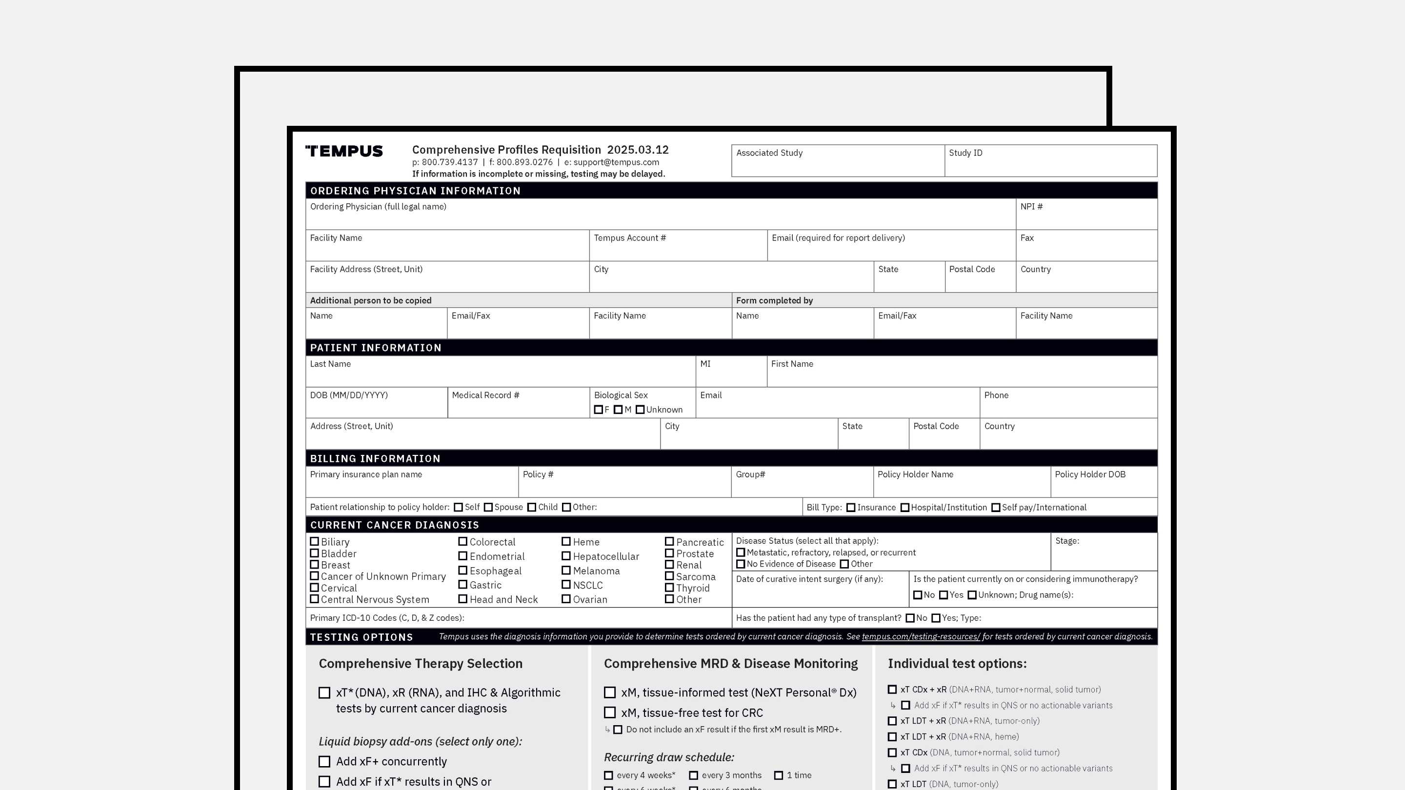 Requisition Form (Standard)