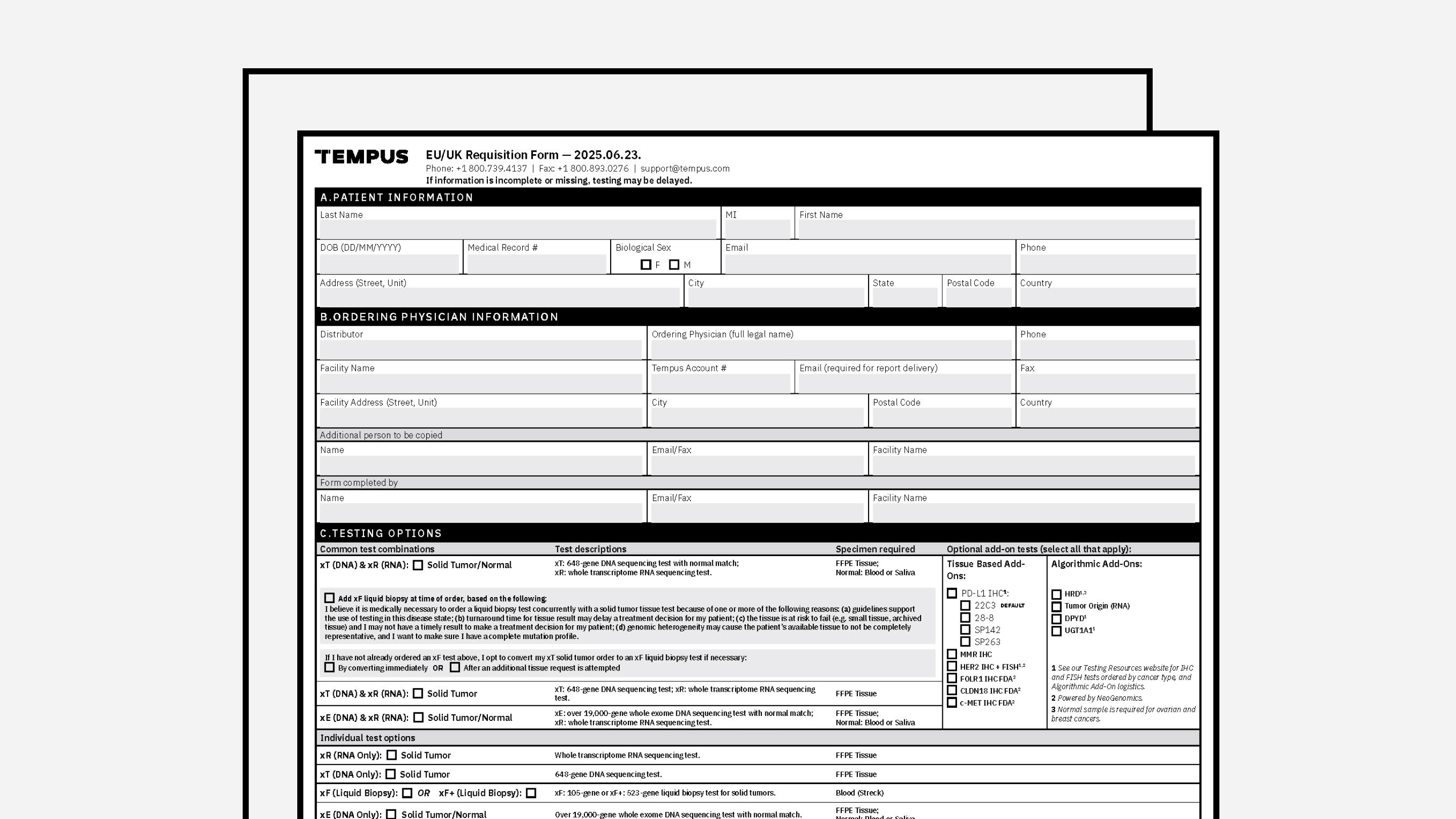 Requisition Form (EU-UK)
