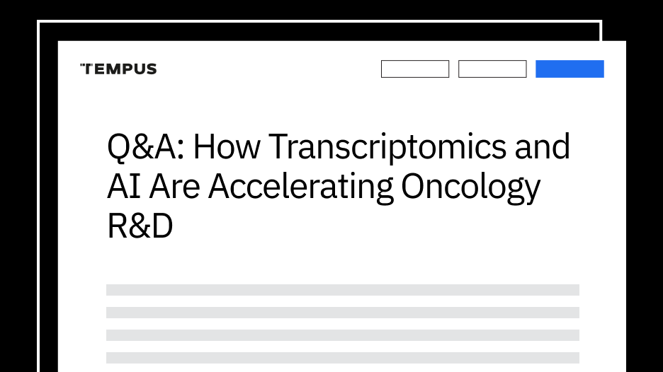 Q&A: How Transcriptomics and AI Are Accelerating Oncology R&D