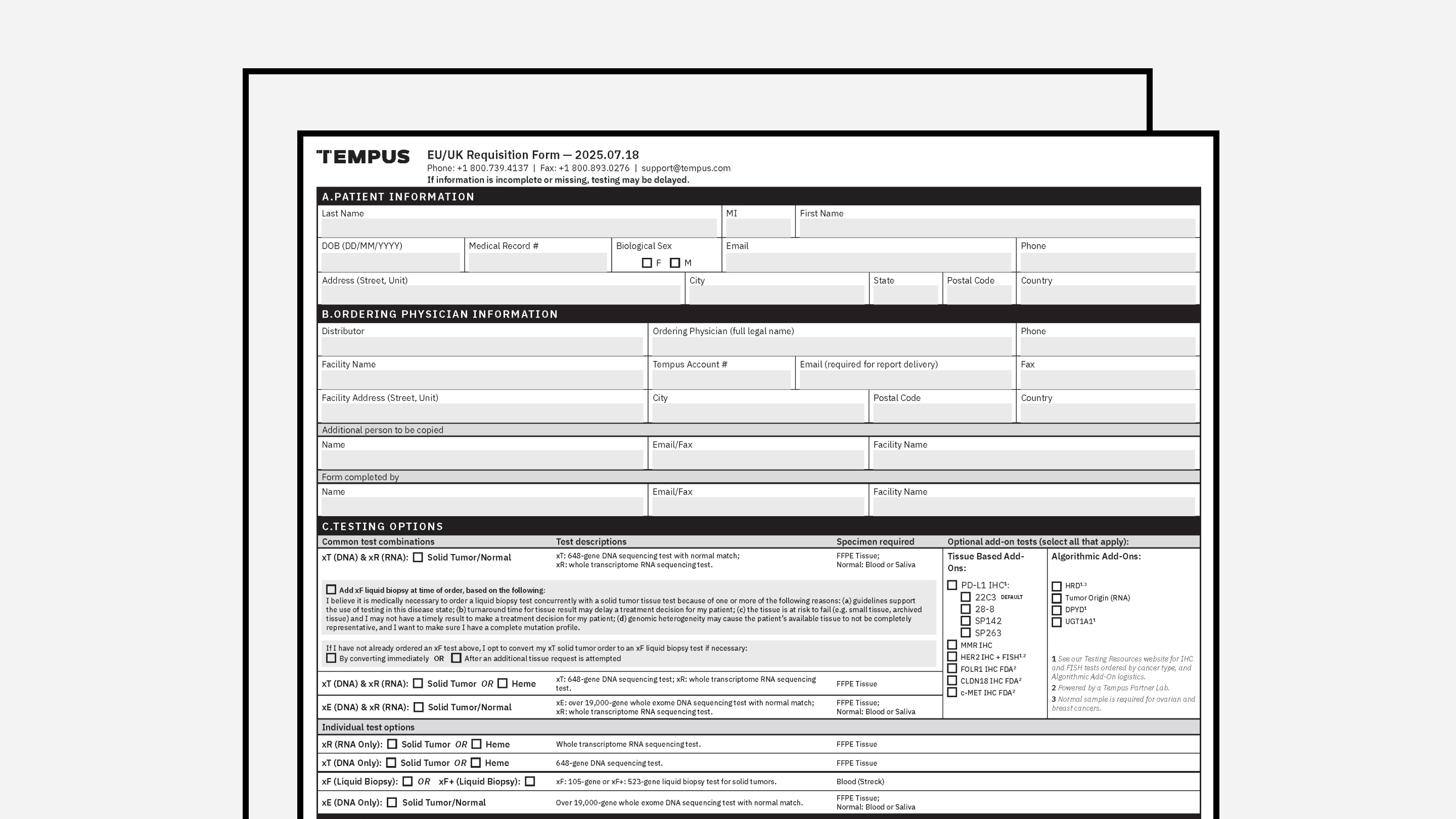 Requisition Form (EU-UK)