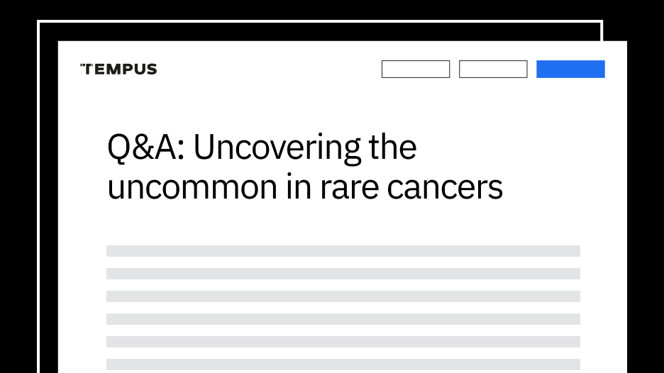 Q&A: Uncovering the uncommon in rare cancers