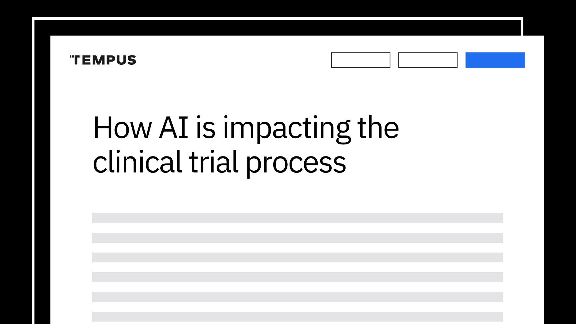 How AI is impacting the clinical trial process