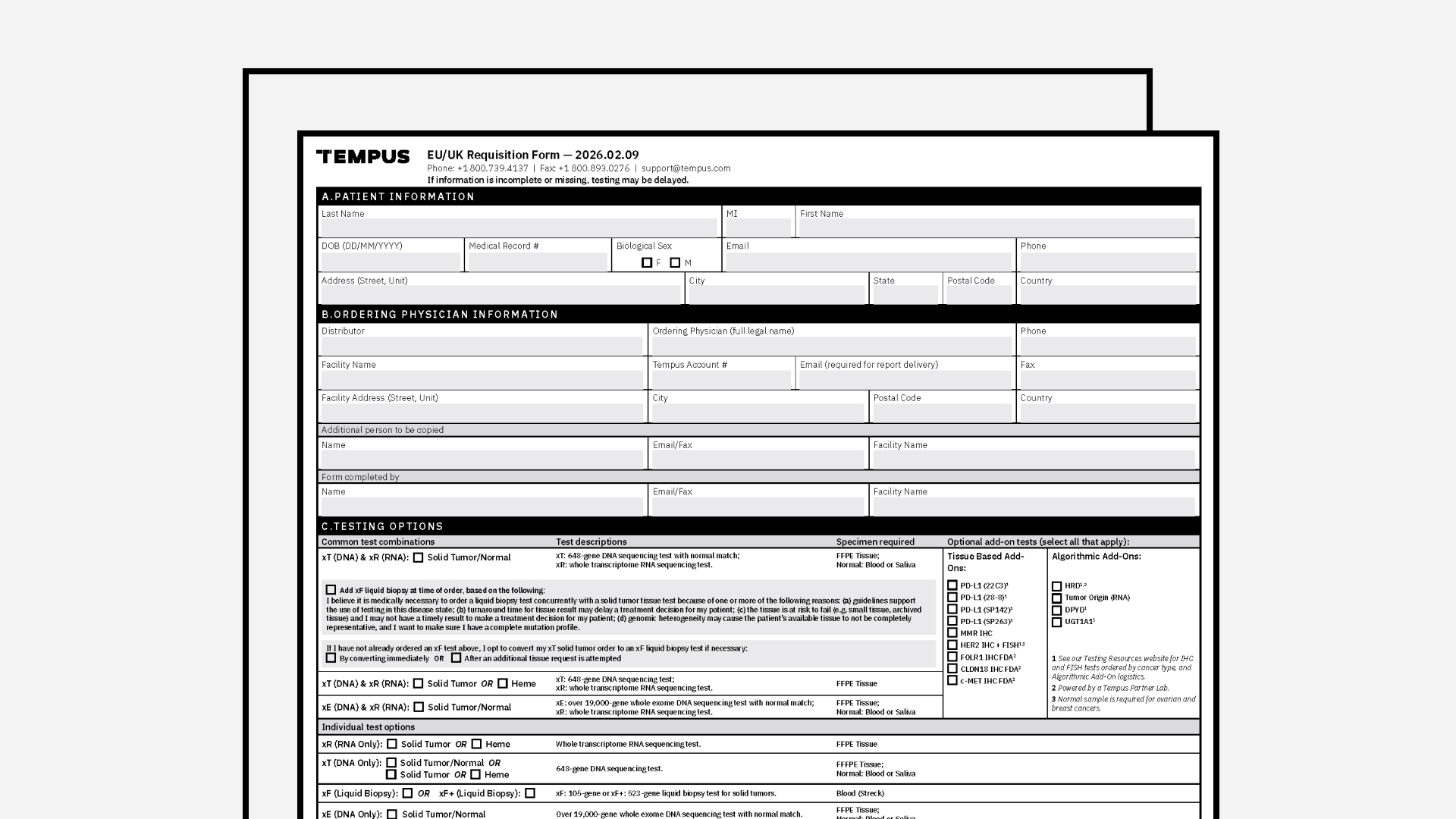Requisition Form (EU-UK)