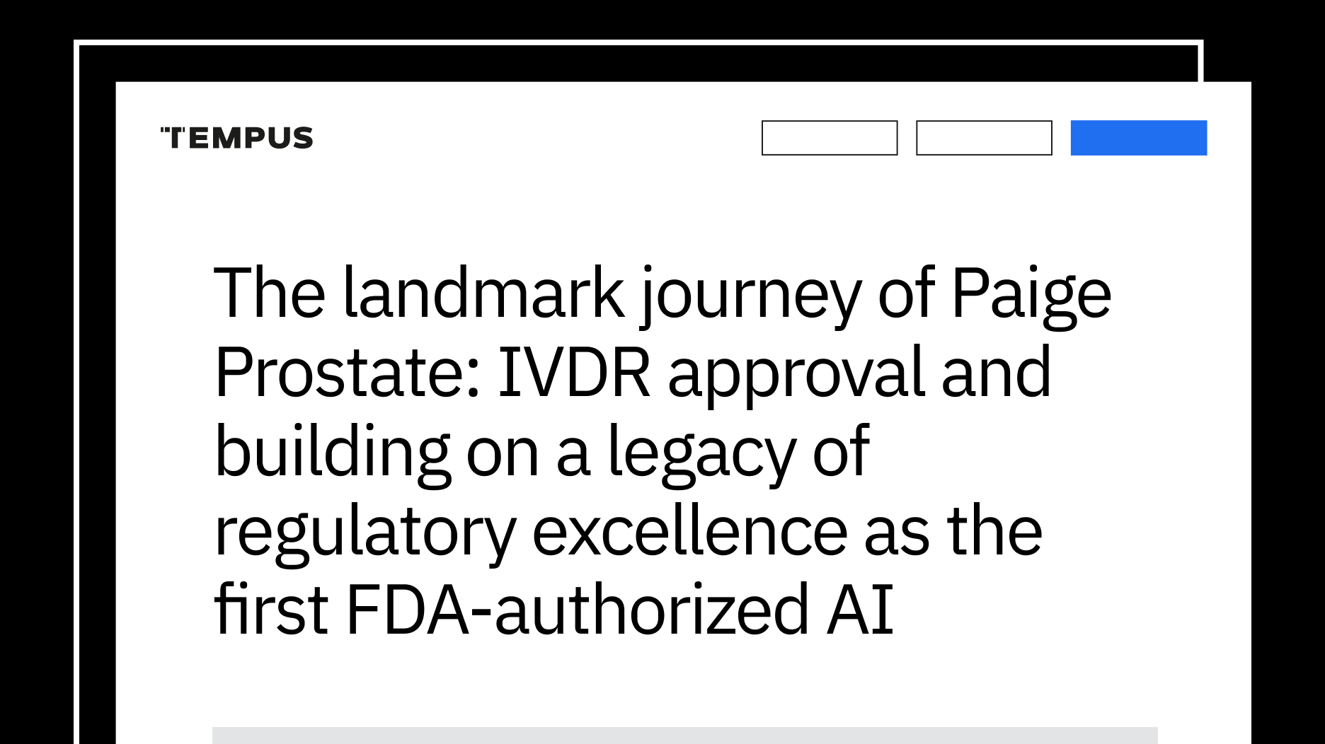 The landmark journey of Paige Prostate: IVDR approval and building on a legacy of regulatory excellence as the first FDA-authorized AI